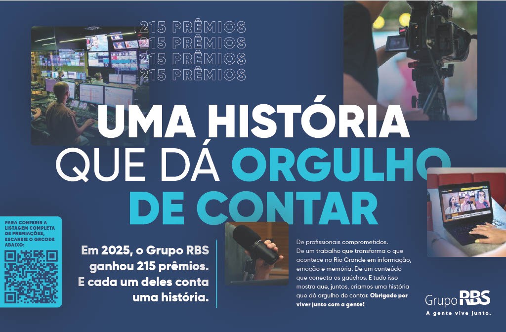 Grupo RBS celebra premiações de 2025