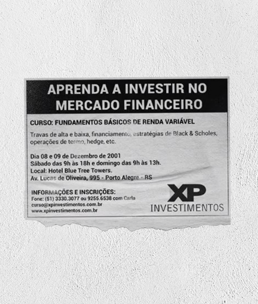 Um anúncio, 30 alunos e o início de uma gigante do mercado financeiro
