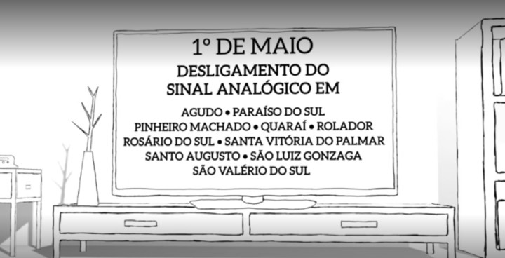 Sinal analógico será desligado nas regiões de Bagé, Pelotas, Santa Maria, Santa Rosa e Uruguaiana