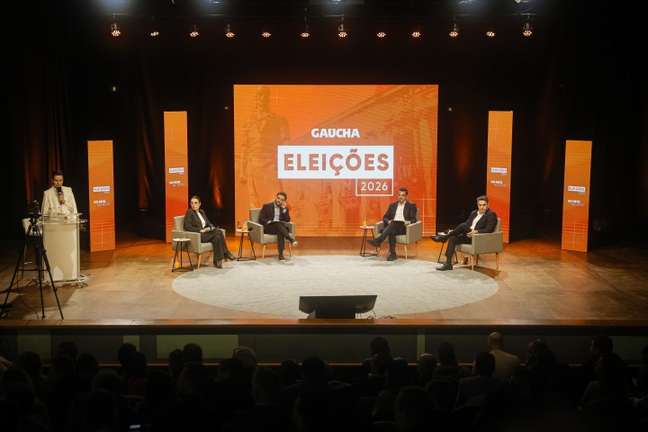 Debate da Gaúcha com pré-candidatos ao governo do Estado marcou início da cobertura eleitoral da RBS