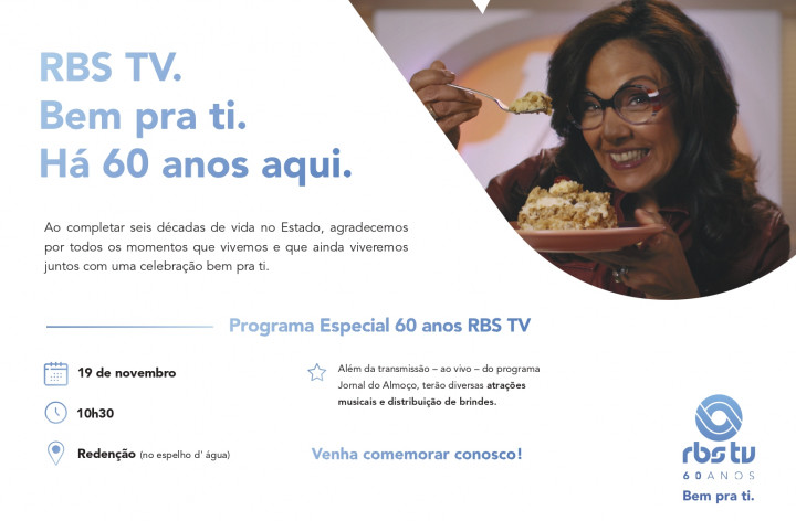 RBS TV comemora 60 anos ao lado do público