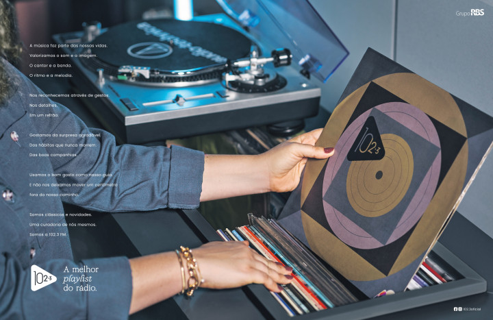 Rádio 102.3 lança campanha para reforço de posicionamento de marca