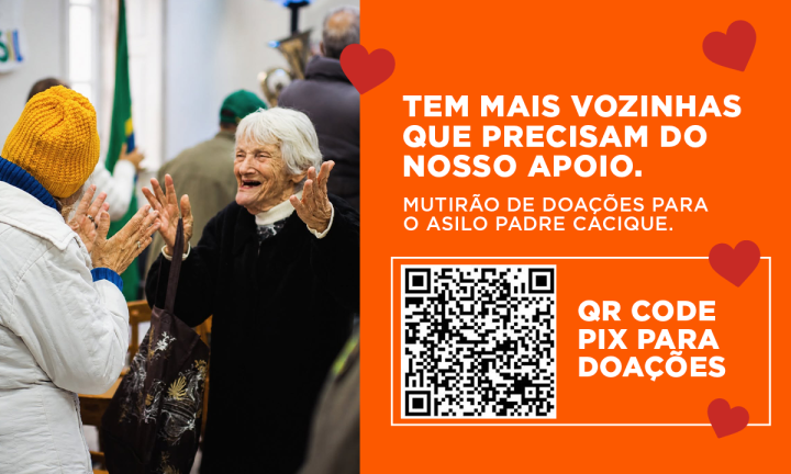 Grupo RBS lança campanha de doações para Asilo Padre Cacique em parceria com HOC e HOC Sports