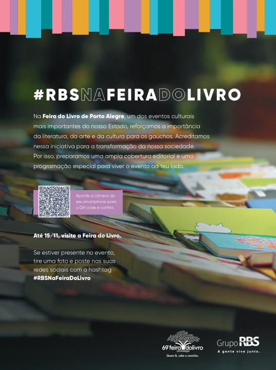 Grupo RBS prepara cobertura e ações para a 69ª Feira do Livro