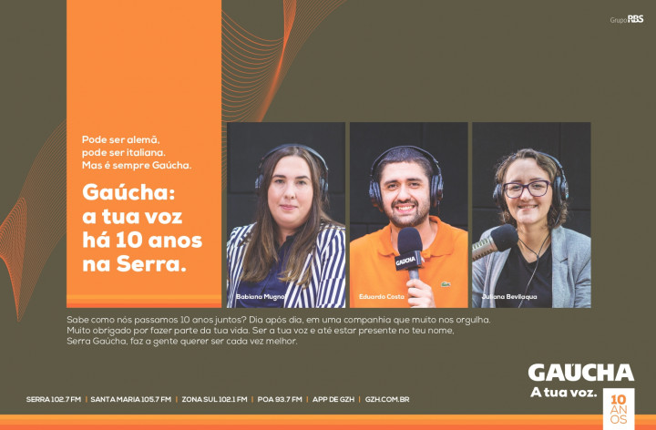 Gaúcha Serra celebra 10 anos de história