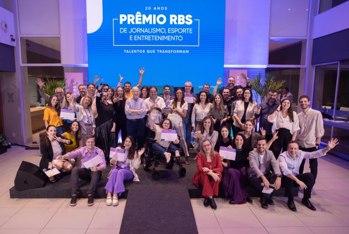 20ª edição do Prêmio RBS de Jornalismo, Esporte e Entretenimento consagra destaques de 2023