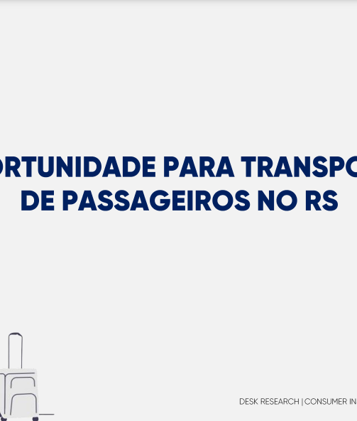 Desk Research | Oportunidade para transporte de passageiros no RS