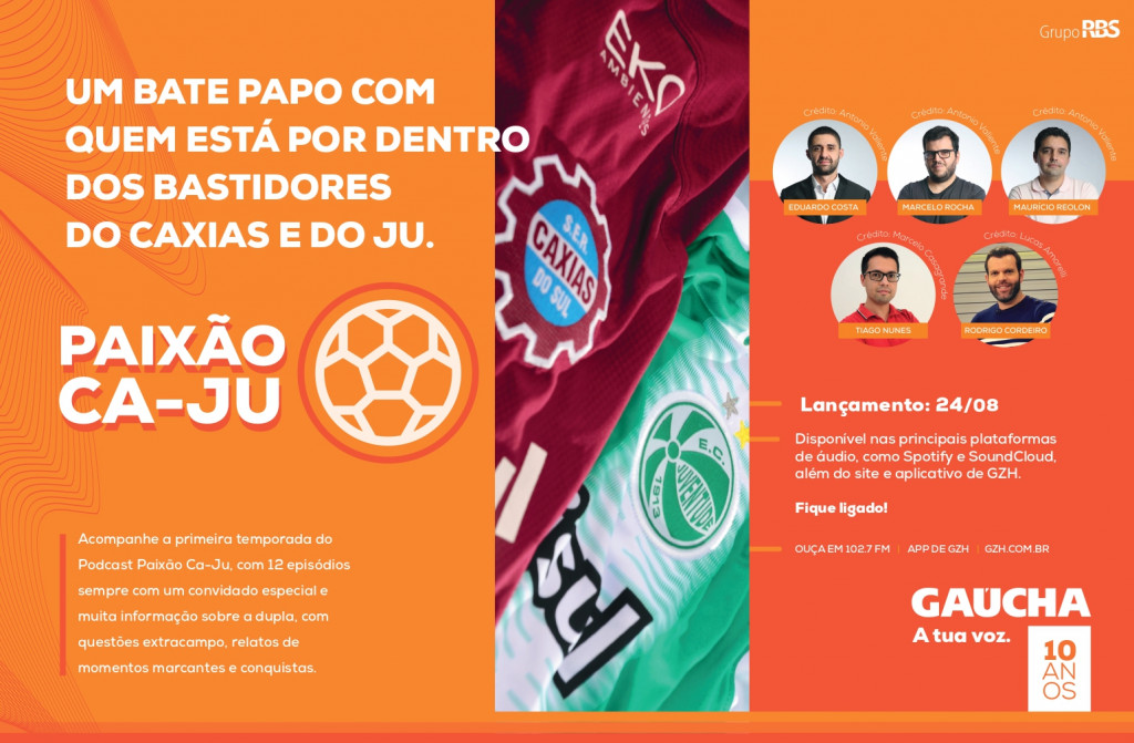 Pioneiro lança podcast para abordar momentos marcantes do futebol de Caxias do Sul