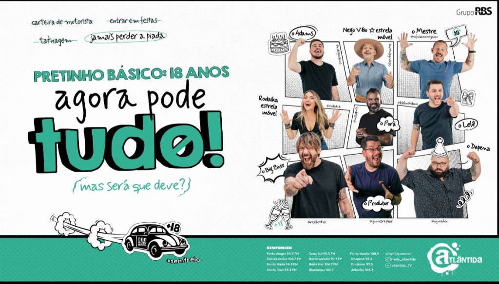 Pretinho Básico comemora 18 anos de história
