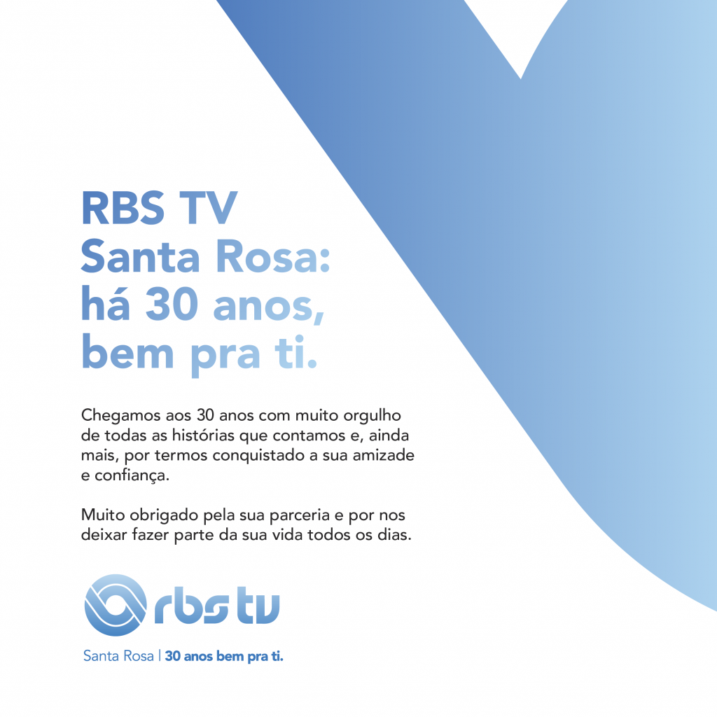 RBS TV Santa Rosa celebra 30 anos de história