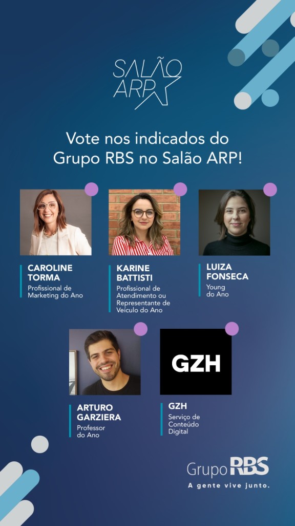 Grupo RBS tem cinco finalistas no Salão da Propaganda 2023